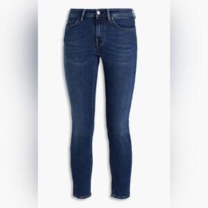 Acne Studios Skin 5 Dark VTG Blue Skinny Jeans, size 27x32